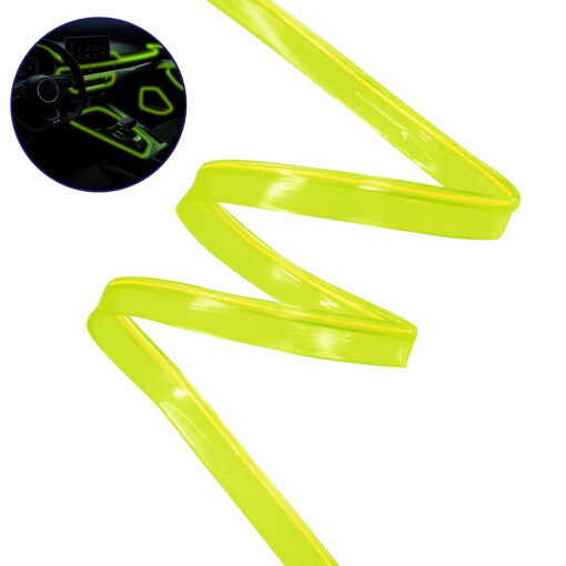 GloboStar® Εύκαμπτο φωτιζόμενο καλώδιο Neon Πράσινο Φωσφορούχο GloboStar 08002
