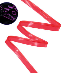 GloboStar® Εύκαμπτο φωτιζόμενο καλώδιο Neon Φούξια GloboStar 08003