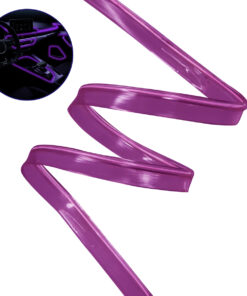 GloboStar® Εύκαμπτο φωτιζόμενο καλώδιο Neon Μωβ GloboStar 08007