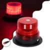 GloboStar® GloboStar® 85150 PRO Series Φάρος Σήμανσης Οχήματος Πυροσβεστικής για Αυτοκίνητα & Φορτηγά STROBE LED 10W DC 12-24V Αδιάβροχος IP65 Κόκκινο