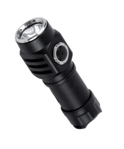 GloboStar® GloboStar® 79076 Φορητός Φακός Χειρός Επαναφορτιζόμενος LED Luminus SST20 10W 500lm 30° Μοιρών με 1 x 16340 Μπαταρία 800mAh USB 2.0 3 Modes Αδιάβροχο IP54 Ψυχρό Λευκό 6000K