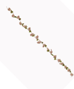 Alternative view of GloboStar® 09020 Τεχνητό Κρεμαστό Φυτό Διακοσμητική Γιρλάντα Μήκους 2.2 μέτρων με 18 X Άνθη Κερασιάς Ροζ