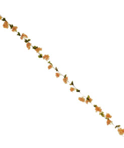 Alternative view of GloboStar® 09022 Τεχνητό Κρεμαστό Φυτό Διακοσμητική Γιρλάντα Μήκους 2.2 μέτρων με 18 X Άνθη Κερασιάς Σομόν