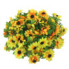 GloboStar® GloboStar® 09027 Τεχνητό Κρεμαστό Φυτό Διακοσμητική Γιρλάντα Μήκους 2 μέτρων με 80 X Μικρά Ηλιοτρόπια Κίτρινα