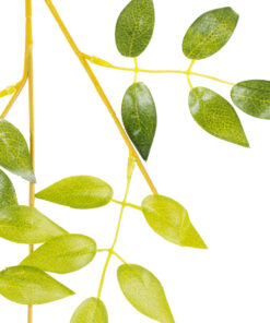 Alternative view of GloboStar® 09033 Τεχνητό Κρεμαστό Διακοσμητικό Φυτό Μήκους 1.1 μέτρων με 3 X Κλαδιά Βιστέρια Κοραλί