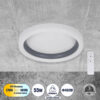 GloboStar® ARIANA 61036 Πλαφονιέρα Οροφής Κύκλος LED CCT 55W 6376lm 120° AC 220-240V - Εναλλαγή Φωτισμού μέσω Τηλεχειριστηρίου All In One Ψυχρό Λευκό 6000k+Φυσικό Λευκό 4500k+Θερμό Λευκό 2700k Dimmable Φ48cm - Γκρι Ανθρακί - 3 Years Warranty 1 GloboStar® GloboStar® ARIANA 61036 Πλαφονιέρα Οροφής Κύκλος LED CCT 55W 6376lm 120° AC 220-240V - Εναλλαγή Φωτισμού μέσω Τηλεχειριστηρίου All In One Ψυχρό Λευκό 6000k+Φυσικό Λευκό 4500k+Θερμό Λευκό 2700k Dimmable Φ48cm - Γκρι Ανθρακί - 3 Years Warranty