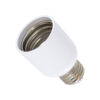 GloboStar® GloboStar® 79598 Πλαστικός Αντάπτορας Μετατροπέας από 1xE27 Ντουί σε 1xE40 Ντουί Λευκό