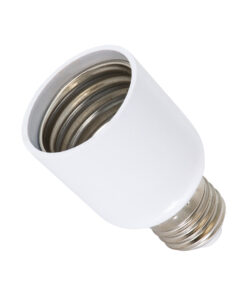 GloboStar® GloboStar® 79598 Πλαστικός Αντάπτορας Μετατροπέας από 1xE27 Ντουί σε 1xE40 Ντουί Λευκό