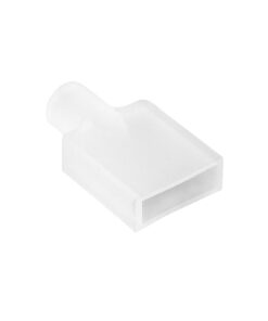 GloboStar® GloboStar® NEONPRO 61700 Τάπα Σύνδεσης για την NEONPRO Professional Neon Flex LED 10W/m 24VDC & 48VDC με Π6 x Υ1.2cm - Διάφανη - Μ2.4 x Π1.9 x Υ0.6cm