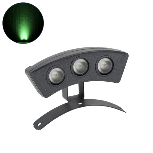 GloboStar® GLOBOSTAR® TREELIGHT-PLANTE 90517 Κυρτή Μπάρα Φωτισμού Wall Washer για Φυτά - Δέντρα LED 3W 255lm 15° DC 24V Αδιάβροχο IP65 Πράσινο Dimmable - Γκρι Ανθρακί - Μ11 x Π3 x Υ8cm - 3 Χρόνια Εγγύηση