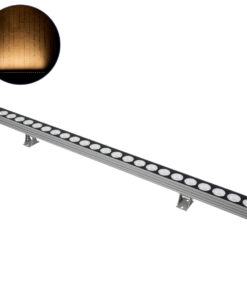 GloboStar® GLOBOSTAR® WASHER-JAVIA 90555 Μπάρα Φωτισμού Wall Washer LED 48W 4080lm 5° DC 24V Αδιάβροχο IP67 Θερμό Λευκό 2700K Dimmable - Γκρι Ανθρακί - Μ100 x Π5.2 x Υ3.6cm - 3 Χρόνια Εγγύηση