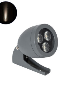 GloboStar® GloboStar® TREELIGHT-TREESPO 90466 Σποτ Φωτισμού Ειδικό για Φυτά - Δέντρα LED 6W 690lm 15° DC 24V Αδιάβροχο IP67 Μ6.6 x Π9 x Υ12cm Φυσικό Λευκό 4500K - Γκρι Ανθρακί - 3 Years Warranty