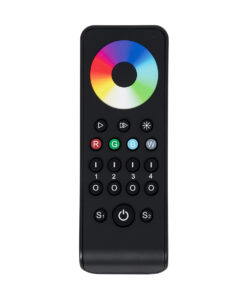 GloboStar® GloboStar® 71563 RS4 SKYDANCE Ασύρματο Χειριστήριο Αφής RF 2.4Ghz 4 Group για όλα τα RGB/RGBW SKYDANCE Controller DC 3V 2 x AAA - IP20 Μαύρο Μ14 x Π5 x Υ1.9cm - 5 Years Warranty