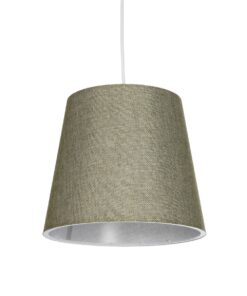 GloboStar® GLOBOSTAR® CONEY 203-0074 Μοντέρνο Κρεμαστό Φωτιστικό Οροφής με Ντουί 1 x E27 AC 220-240V IP20 - Λαδί - Μ26 x Π26 x Υ25cm