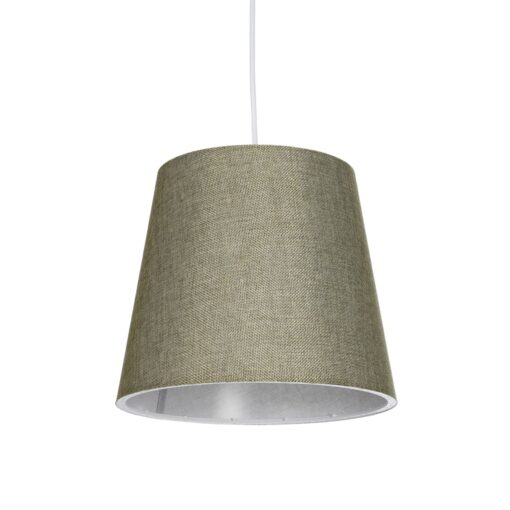 GloboStar® GLOBOSTAR® CONEY 203-0074 Μοντέρνο Κρεμαστό Φωτιστικό Οροφής με Ντουί 1 x E27 AC 220-240V IP20 - Λαδί - Μ26 x Π26 x Υ25cm