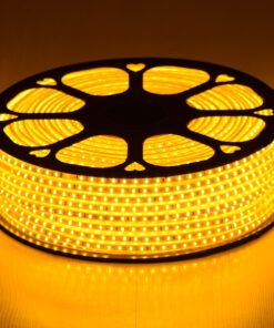 GloboStar® GloboStar® 70503 Slim Ταινία Μονής Σειράς Epistar LED SMD 2835 1m 12W/m 96LED/m 1572lm/m 120° DC 230V Αδιάβροχη IP68 Ultra Θερμό Λευκό 2200K Dimmable