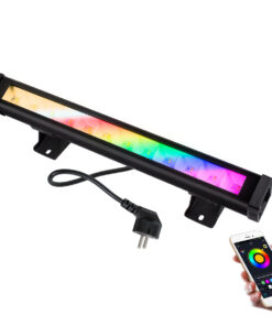 GloboStar® GloboStar® 85816 Μπάρα Εξωτερική LED SMD 5050 & 2835 20W 2000lm 180° AC 230V με Ασύρματο Wireless Bluetooth Αδιάβροχη IP66 Πολύχρωμη RGB+CCT Θερμό Λευκό 3000K - Λευκό Ημέρας 4500K - Ψυχρό Λευκό 6000K