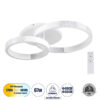 GloboStar® DIAMOND 61112 Φωτιστικό Οροφής Δαχτυλίδι-Κύκλος LED CCT 67W 8078lm 360° AC 220-240V - Εναλλαγή Φωτισμού μέσω Τηλεχειριστηρίου All In One Ψυχρό 6000k+Φυσικό 4500k+Θερμό 2700k Dimmable Φ30+40cm+BackLight - Λευκό - 3 Years Warranty 2 GloboStar® GloboStar® DIAMOND 61112 Φωτιστικό Οροφής Δαχτυλίδι-Κύκλος LED CCT 67W 8078lm 360° AC 220-240V - Εναλλαγή Φωτισμού μέσω Τηλεχειριστηρίου All In One Ψυχρό 6000k+Φυσικό 4500k+Θερμό 2700k Dimmable Φ30+40cm+BackLight - Λευκό - 3 Years Warranty