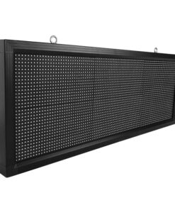 GloboStar® GLOBOSTAR®DISPLAY 90271 Κυλιόμενη Ψηφιακή Επιγραφή P10 Μονής Όψης LED AC 220-240V Αδιάβροχο IP54 Κόκκινο - WiFi Control μέσω FK APP - Αισθητήρας Θερμοκρασίας & Υγρασίας - Μ104 x Π9 x Υ40cm - 2 Χρόνια Εγγύηση