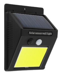 GloboStar® GloboStar® 71495 Αυτόνομο Ηλιακό Φωτιστικό LED COB 10W 1000lm με Ενσωματωμένη Μπαταρία 1200mAh - Φωτοβολταϊκό Πάνελ με Αισθητήρα Ημέρας-Νύχτας και PIR Αισθητήρα Κίνησης Αδιάβροχο IP65 Ψυχρό Λευκό 6000K