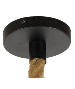 GLOBOSTAR® BRADLEY 10001328 Vintage Κρεμαστό Φωτιστικό Οροφής με Ντουί 1 x E27 AC 220-240V IP20 - Μπεζ, Πράσινο & Μαύρο - Μ33 x Π33 x Υ33cm 25 10001328 11