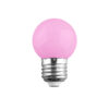 GloboStar® GloboStar® S-40009 Λάμπα LED E27 G45 Γλομπάκι 2W 120lm 260° AC 220-240V IP20 Φ4.5 x Υ6.9cm Ροζ - 2 Χρόνια Εγγύηση