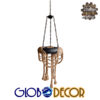 GLOBOSTAR® RUNNER 01115 Vintage Κρεμαστό Φωτιστικό Οροφής με Ντουί 6 x E27 AC 220-240V IP20 - Μαύρο & Μπεζ - Μ45 x Π45 x Υ60cm 1 GloboStar® GLOBOSTAR® RUNNER 01115 Vintage Κρεμαστό Φωτιστικό Οροφής με Ντουί 6 x E27 AC 220-240V IP20 - Μαύρο & Μπεζ - Μ45 x Π45 x Υ60cm