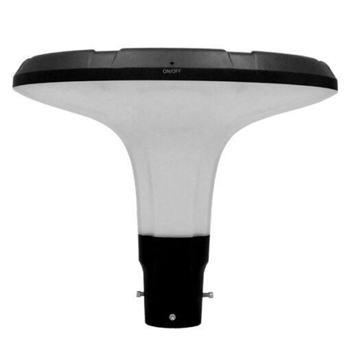 GloboStar® Αυτόνομο Αδιάβροχο IP65 Ηλιακό Φωτοβολταϊκό Φωτιστικό Στύλου / Κολώνας Πλατείας LED 25W με Ανιχνευτή Κίνησης και Αισθητήρα Νυχτός Ψυχρό Λευκό 6000k GloboStar 12116