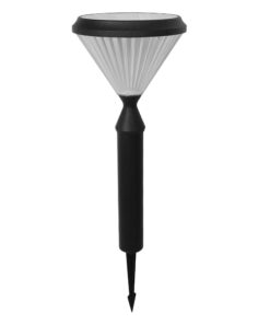 GLOBOSTAR® VEGGIE 12120 Φωτιστικό Κολωνάκι Κήπου LED 10W 500lm 120° με Ενσωματωμένο Φωτοβολταϊκό Panel 6V 2W & Επαναφορτιζόμενη Μπαταρία Li-ion 3.2V 6000mAh με Αισθητήρα Ημέρας-Νύχτας Αδιάβροχο IP65 Ψυχρό Λευκό 6000K - Γκρι Ανθρακί - Μ26 x Π26 x Υ60cm - 2 Χρόνια Εγγύηση 10 12120 4