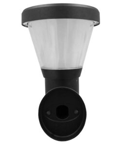 GLOBOSTAR® SOLARTIS 12126 Φωτιστικό Κολωνάκι Κήπου LED 10W 1000lm 180° με Ενσωματωμένο Φωτοβολταϊκό Panel 6V 5W & Επαναφορτιζόμενη Μπαταρία Li-ion 3.2V 6000mAh με Αισθητήρα Ημέρας-Νύχτας Αδιάβροχο IP65 Ψυχρό Λευκό 6000K - Γκρι Ανθρακί - Μ24 x Π32 x Υ28cm - 2 Χρόνια Εγγύηση 12 12126 6