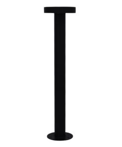 GloboStar® GLOBOSTAR® KIPASIO 12136 Φωτιστικό Κολωνάκι Κήπου LED 15W 1500lm 60° AC 220-240V Αδιάβροχο IP65 Θερμό Λευκό 2700K - Γκρι Ανθρακί - Μ14 x Π14 x Υ59cm - 3 Χρόνια Εγγύηση