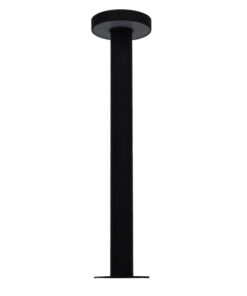 Alternative view of GLOBOSTAR® KIPASIO 12136 Φωτιστικό Κολωνάκι Κήπου LED 15W 1500lm 60° AC 220-240V Αδιάβροχο IP65 Θερμό Λευκό 2700K - Γκρι Ανθρακί - Μ14 x Π14 x Υ59cm - 3 Χρόνια Εγγύηση