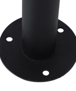 GLOBOSTAR® KIPASIO 12136 Φωτιστικό Κολωνάκι Κήπου LED 15W 1500lm 60° AC 220-240V Αδιάβροχο IP65 Θερμό Λευκό 2700K - Γκρι Ανθρακί - Μ14 x Π14 x Υ59cm - 3 Χρόνια Εγγύηση 10 12136 4