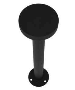 GLOBOSTAR® KIPASIO 12136 Φωτιστικό Κολωνάκι Κήπου LED 15W 1500lm 60° AC 220-240V Αδιάβροχο IP65 Θερμό Λευκό 2700K - Γκρι Ανθρακί - Μ14 x Π14 x Υ59cm - 3 Χρόνια Εγγύηση 12 12136 6