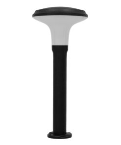 GloboStar® GLOBOSTAR® WHISPER 12145 Φωτιστικό Κολωνάκι Κήπου με Ντουί 1 x E27 120° AC 220-240V Αδιάβροχο IP65 - Γκρι Ανθρακί - Μ27 x Π27 x Υ61cm