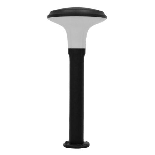 GloboStar® GLOBOSTAR® WHISPER 12145 Φωτιστικό Κολωνάκι Κήπου με Ντουί 1 x E27 120° AC 220-240V Αδιάβροχο IP65 - Γκρι Ανθρακί - Μ27 x Π27 x Υ61cm