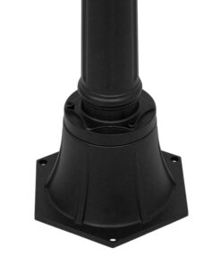 GLOBOSTAR® PALASO 12148 Φωτιστικό Κολωνάκι Κήπου με Ντουί 1 x E27 120° AC 220-240V Αδιάβροχο IP65 - Γκρι Ανθρακί - Μ32 x Π32 x Υ109cm 10 12148 5