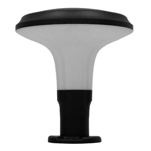 GloboStar® GLOBOSTAR® WHISPER 12150 Φωτιστικό Κολωνάκι Κήπου με Ντουί 1 x E27 120° AC 220-240V Αδιάβροχο IP65 - Γκρι Ανθρακί - Μ27 x Π27 x Υ30cm