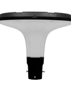 GloboStar® Αυτόνομο Αδιάβροχο IP65 Ηλιακό Φωτοβολταϊκό Φωτιστικό Στύλου / Κολώνας Πλατείας LED 25W με Ανιχνευτή Κίνησης και Αισθητήρα Νυχτός Θερμό Λευκό 3000k GloboStar 12151