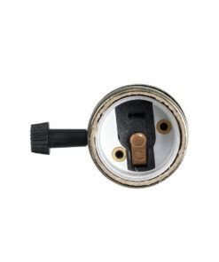 GLOBOSTAR® LAMPHOLDER 78964 Ντουί E27 με Διακόπτη On/Off IP20 Μπρούτζινο - Μ5.5 x Π3.6 x Υ7cm 9 12cf81 78964 4