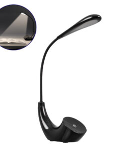 GloboStar® GloboStar® 76501 Επιτραπέζιο Φωτιστικό Πορτατίφ LED 2.8W 550lm -° DC 5V IP20 Φυσικό Λευκό 4500K Μαύρο Πλαστικό - Μ15.5 x Π7.5 x Υ44.5cm - 2 Xρόνια Εγγύηση