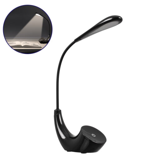 GloboStar® GloboStar® 76501 Επιτραπέζιο Φωτιστικό Πορτατίφ LED 2.8W 550lm -° DC 5V IP20 Φυσικό Λευκό 4500K Μαύρο Πλαστικό - Μ15.5 x Π7.5 x Υ44.5cm - 2 Xρόνια Εγγύηση