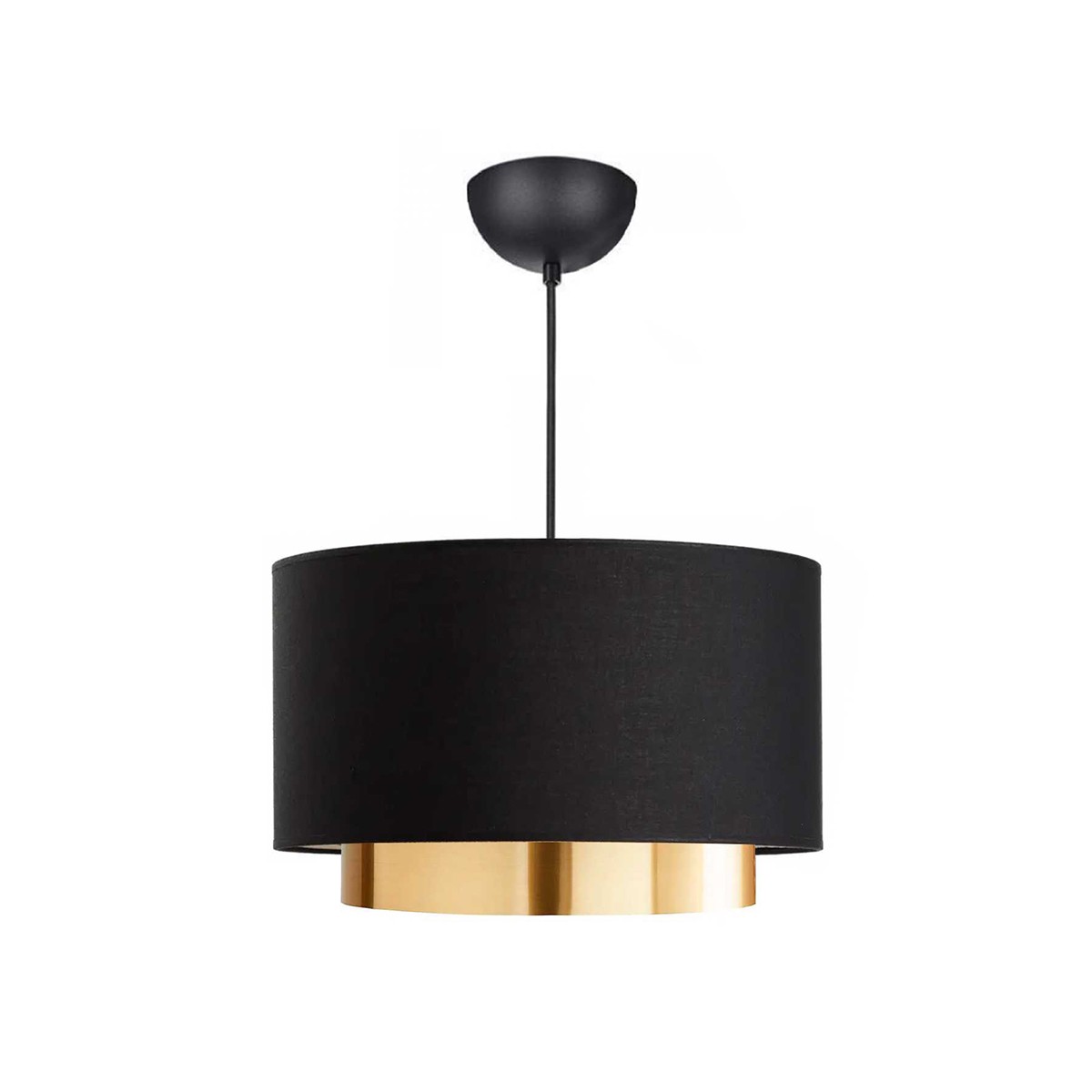 GLOBOSTAR® BASIL 204-0174 Μοντέρνο Κρεμαστό Φωτιστικό Οροφής με Ντουί 1 x E27 AC 220-240V IP20 - Μαύρο & Χρυσό - Μ30 x Π30 x Υ20cm 2 GloboStar® GLOBOSTAR® BASIL 204-0174 Μοντέρνο Κρεμαστό Φωτιστικό Οροφής με Ντουί 1 x E27 AC 220-240V IP20 - Μαύρο & Χρυσό - Μ30 x Π30 x Υ20cm