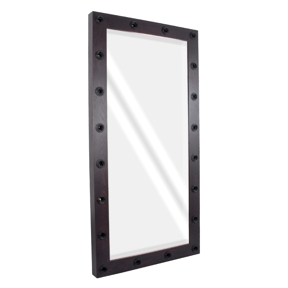 GloboStar® MAKEUP MIRROR-160x80-2 Μοντέρνος Καθρέπτης Μακιγιάζ με Πλαίσιο Φυσικού Ξύλου με Διακόπτη On/Off 20 x E27 AC220-240V - Μ80 x Π7 x Υ160cm - Καφέ Wenge 5 GloboStar® MAKEUP MIRROR-160x80-2 Μοντέρνος Καθρέπτης Μακιγιάζ με Πλαίσιο Φυσικού Ξύλου με Διακόπτη On/Off 20 x E27 AC220-240V - Μ80 x Π7 x Υ160cm - Καφέ Wenge - Image 4