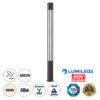 GloboStar® GloboStar® MONTERREY 61512 Urban Light Φωτιστικό Πάρκου - Πλατείας - Κήπου Ύψους 3.5 μέτρων LED 40W 5440lm 60° AC100-240VAC IP67 IK09 - Μ20 x Π20 x Υ350cm - Anthracite Grey - Φυσικό Λευκό 4000K - LUMILEDS - MEAN WELL DRIVER - 5 Years Warranty