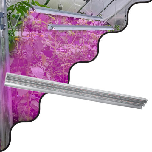 GloboStar® GloboStar® 85958 Linear Grow Light Full Spectrum LED Γραμμικό Φωτιστικό Ανάπτυξης Φυτών Θερμοκηπίου 120cm SMD 2835 200W 120° AC230V IP54 Εσωτερικού Χώρου για Κάλυψη Επιφάνειας 1.2m x 1.2m Πλήρους Φάσματος Φωτισμού