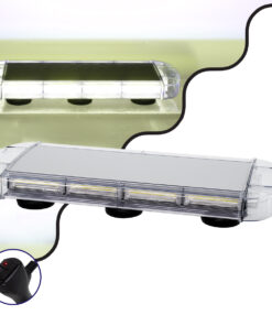 GloboStar® GloboStar® 85184 PRO Series Φάρος Σήμανσης Οχήματος Ασθενοφόρου για Αυτοκίνητα & Φορτηγά 6 Προγραμμάτων Φωτισμού STROBE LED COB 100W DC 10-30V Αδιάβροχος IP66 Ψυχρό Λευκό 6000K