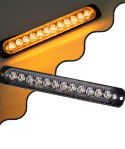 GloboStar® GloboStar® 85269 PRO Series Μπάρα Σήμανσης Οχήματος Οδικής Βοήθείας για Αυτοκίνητα & Φορτηγά 10 Προγραμμάτων Φωτισμού STROBE LED SMD 3030 15W DC 12-24V Αδιάβροχη IP65 Πορτοκαλί
