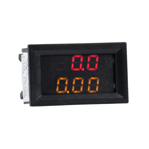 GloboStar® GLOBOSTAR® VOLTAMPERE 79988 Ψηφιακό Όργανο Μέτρησης Τάσης Βολτόμετρο από DC 0 έως 100V & Αμπερόμετρο από 0 έως 9.99A με Οθόνη LED IP20 Κόκκινο & Πορτοκαλί - Μ5 x Π1.5 x Υ3cm - 2 Χρόνια Εγγύηση