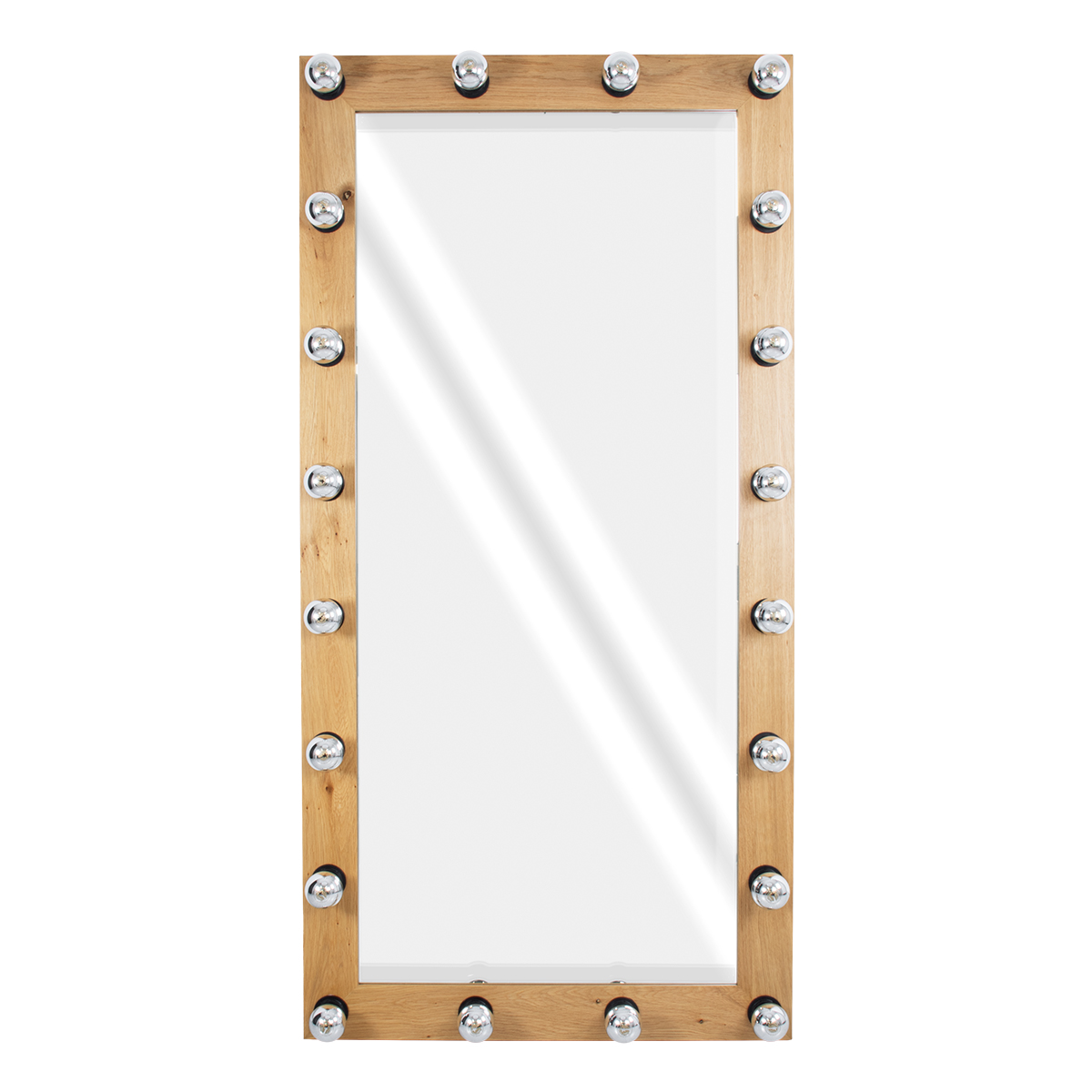 GloboStar® MAKEUP MIRROR-160x80-1 Μοντέρνος Καθρέπτης Μακιγιάζ με Πλαίσιο Φυσικού Ξύλου με Διακόπτη On/Off 20 x E27 AC220-240V - Μ80 x Π7 x Υ160cm - Μπεζ Δρυς 3 GloboStar® MAKEUP MIRROR-160x80-1 Μοντέρνος Καθρέπτης Μακιγιάζ με Πλαίσιο Φυσικού Ξύλου με Διακόπτη On/Off 20 x E27 AC220-240V - Μ80 x Π7 x Υ160cm - Μπεζ Δρυς - Image 2